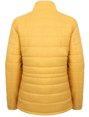 Syros Light Packaway Funnel Neck Quilted Jacket in Golden Apricot - Tokyo Laundry