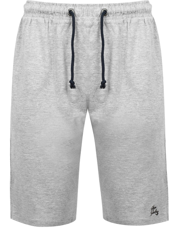 Tampere Jersey Lounge Pyjama Shorts In Light Grey Marl - Tokyo Laundry