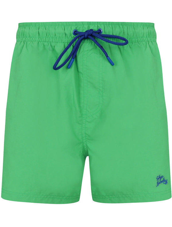 Tauri Classic Swim Shorts In Green - Tokyo Laundry