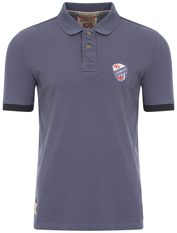 Tokyo Laundry Thompson blue polo shirt