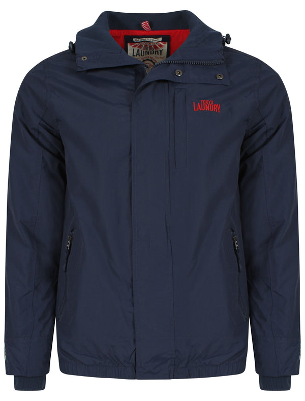 Thorncliffe Hooded Jacket in Midnight Blue - Tokyo Laundry
