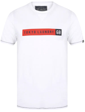 Timaru Cotton Jersey Crew Neck T-Shirt In Bright White - Tokyo Laundry