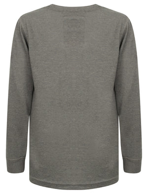 Boys K-Timperley Long Sleeve Top with Motif in Charcoal - Tokyo Laundry Kids