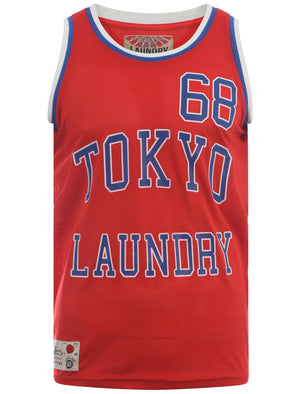 Tokyo Laundry red basketball vest