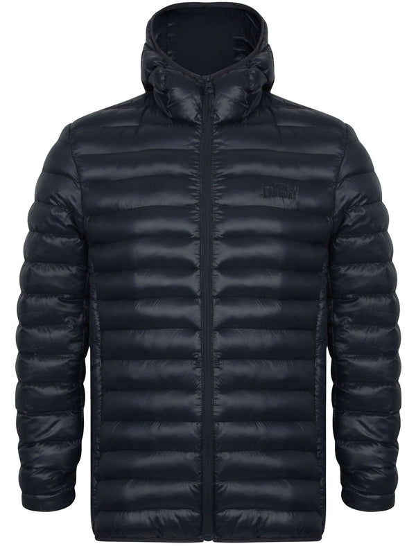 Torbock Quilted Puffer Jacket in True Navy - Tokyo Laundry