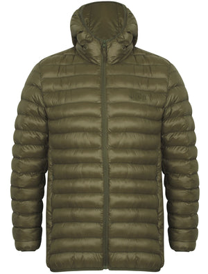 Torbock Quilted Puffer Jacket in Amazon Khaki - Tokyo Laundry