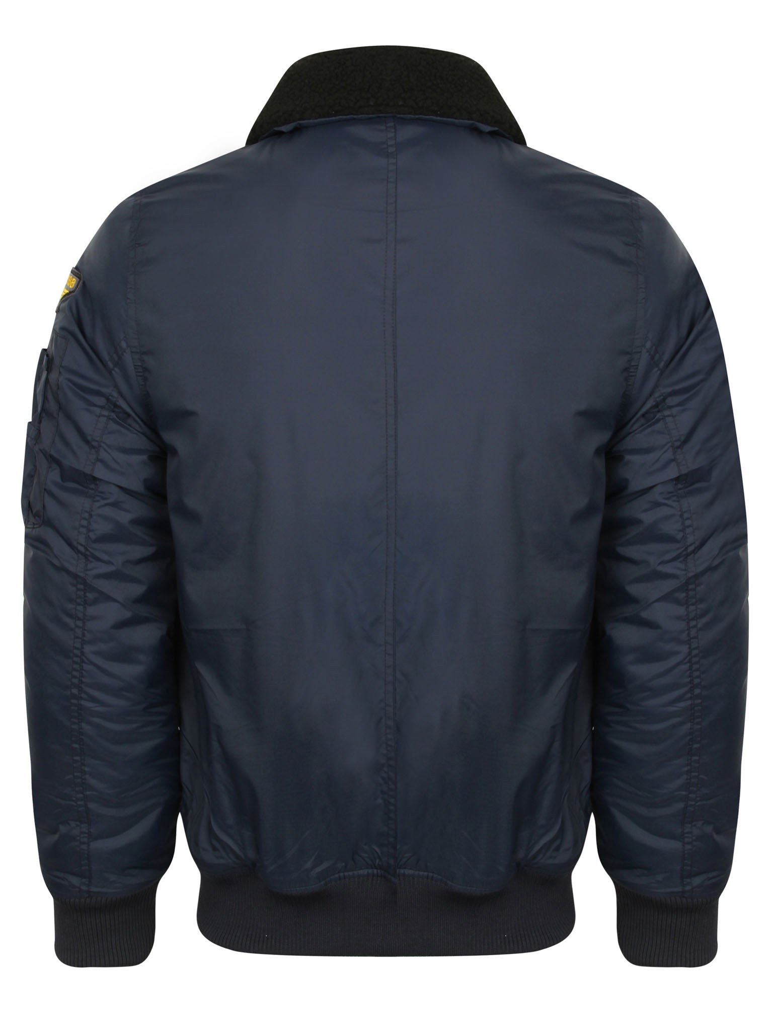 Turner Fur Collar Bomber Jacket with Aviator Badges in True