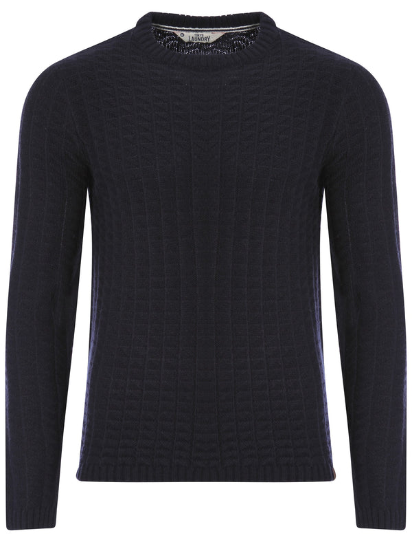 Tokyo Laundry Tylar navy wool jumper