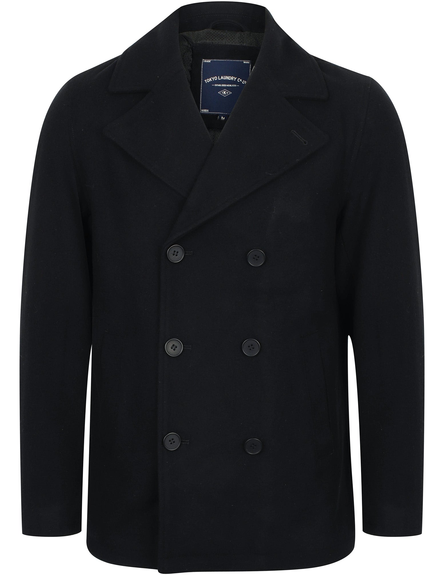 Charcoal wool rich deals double breasted jacket