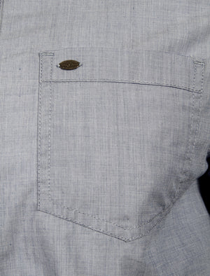 Valencia Short Sleeve Cotton Shirt in Dress Blues - Tokyo Laundry