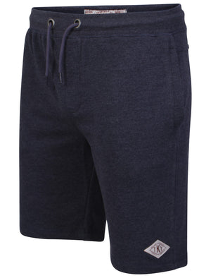 Vittorio Sweat Shorts in Mood Indigo Marl - Tokyo Laundry