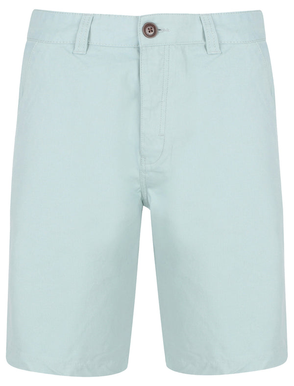 Volcanic Cotton Twill Chino Shorts In Gray Mist- Tokyo Laundry