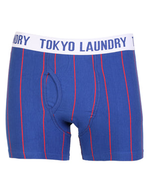 Tokyo Laundry Wainui Bay ( 2 Pack)  boxer shorts Tokyo Red & Sapphire