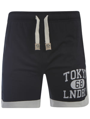 Tokyo Laundry navy basketball shorts