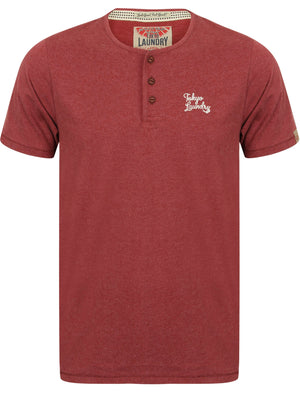 Westby Short Sleeve T-Shirt in Bordeaux Marl - Tokyo Laundry
