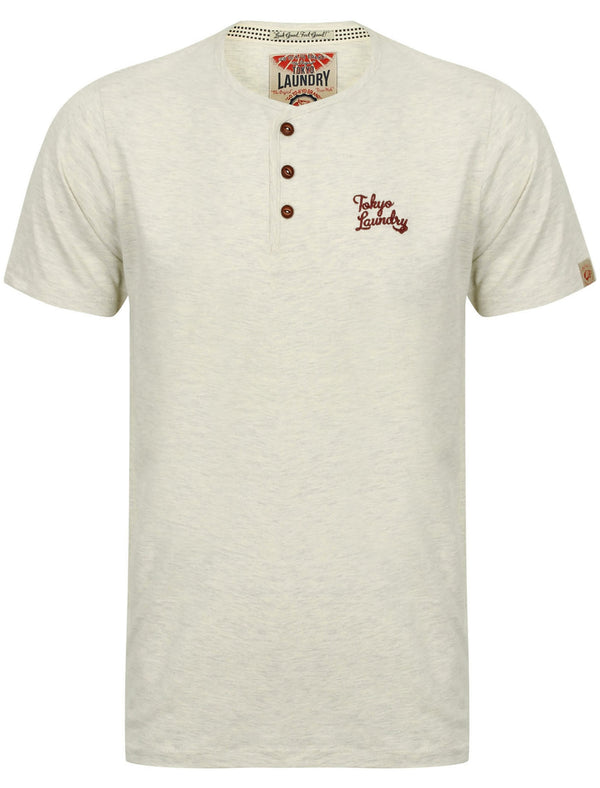 Westby Short Sleeve T-Shirt in Oatgrey Marl - Tokyo Laundry