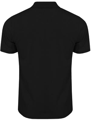 Mens Classic Polo Shirt in Black - Tokyo Laundry