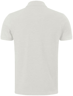 Whidbey Piqué Polo Shirt in Optic White - Tokyo Laundry