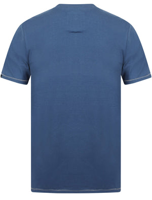 Whitewood Applique Cotton T-Shirt In Washed Blue - Tokyo Laundry