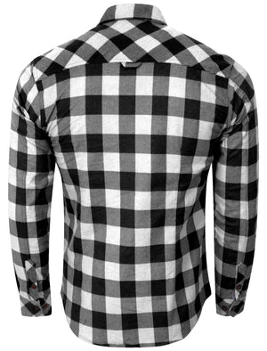 Wilding Checked Shirt in Black / White - Tokyo Laundry