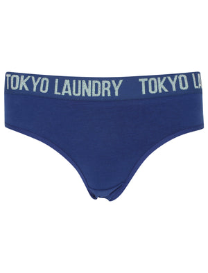 Willow 2 (5 Pack) Assorted Briefs In Rose/Grey Marl/Sapphire/ Green/Dewberry - Tokyo Laundry