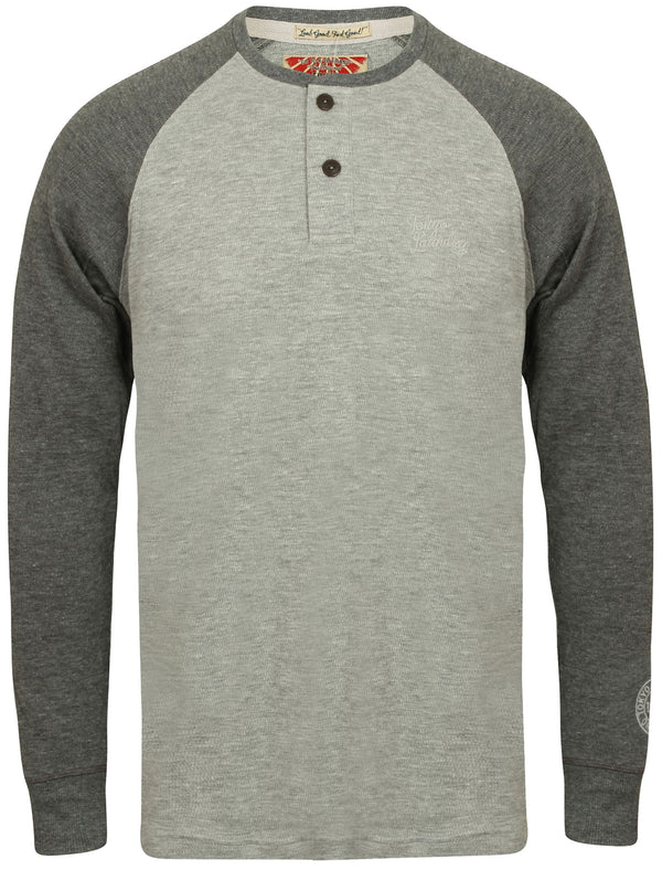 Willow Ridge Top with Raglan Sleeves in Light Grey Marl - Tokyo Laundry