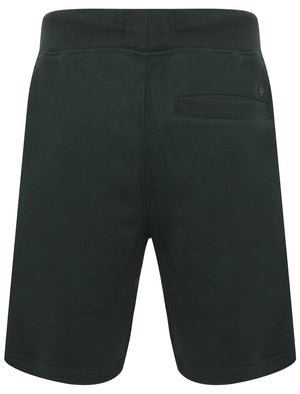 Winfield Cove Jogger Shorts with Side Tape Detail In Dark Green - Tokyo Laundry