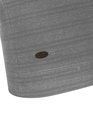 Henley Long Sleeve Top in Light Grey Marl - Tokyo Laundry