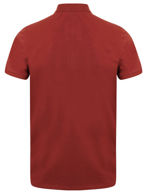 Winterfield Pique Polo Shirt in Rosewood - Tokyo Laundry