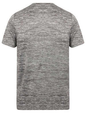 Wolfburg V Neck Sports T-Shirt In Frost Grey - Tokyo Laundry Active