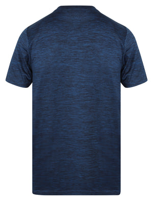 Wolfburg V Neck Sports T-Shirt In Sapphire - Tokyo Laundry Active