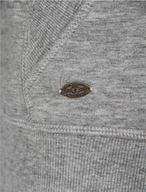 Wonowon Zip Through Hoodie in Light Grey Marl - Tokyo Laundry