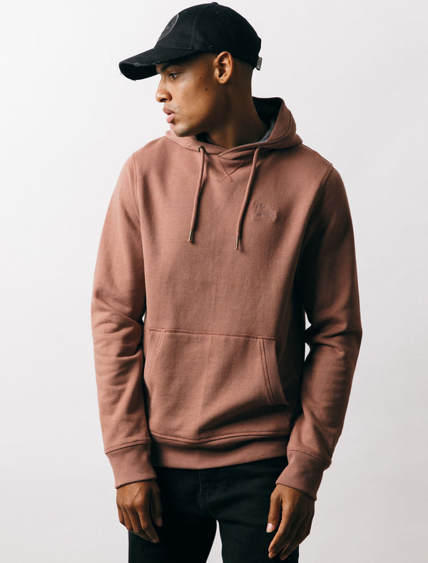 Woodward Pullover Hoodie in Burlwood - Tokyo Laundry