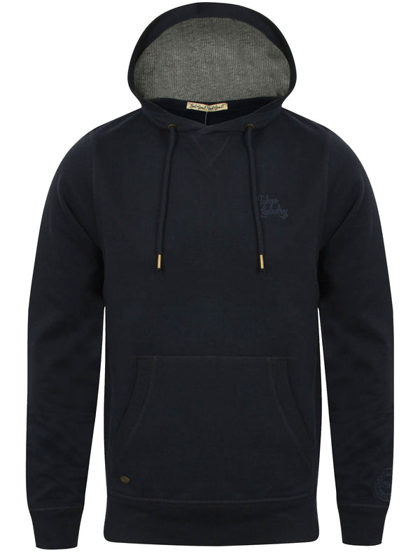 Woodward Pullover Hoodie in Dark Navy - Tokyo Laundry