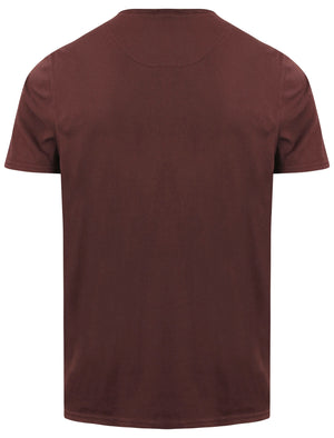 Zella Cotton Jersey T-Shirt with Pocket in Wine Tasting - Tokyo Laundry